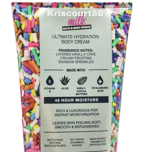 BBW Milk Bar Birthday Cake 2PC NEW FULL-SIZE - Picture 5 of 16